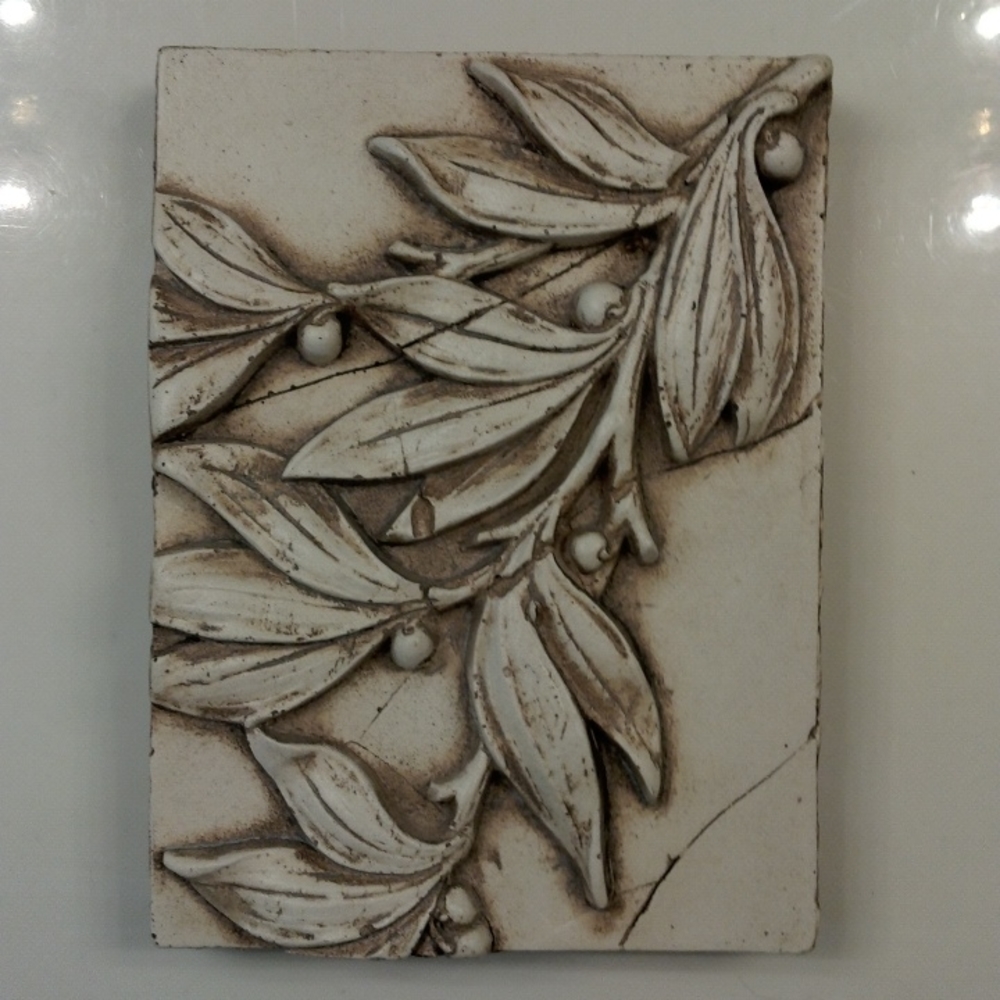 Sid Dickens T-57 "leaves" Memory Block wall tile *Rare & Retired*